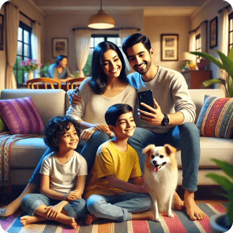 Step-by-step illustration showing how tenants can find and book homes on CribLiv